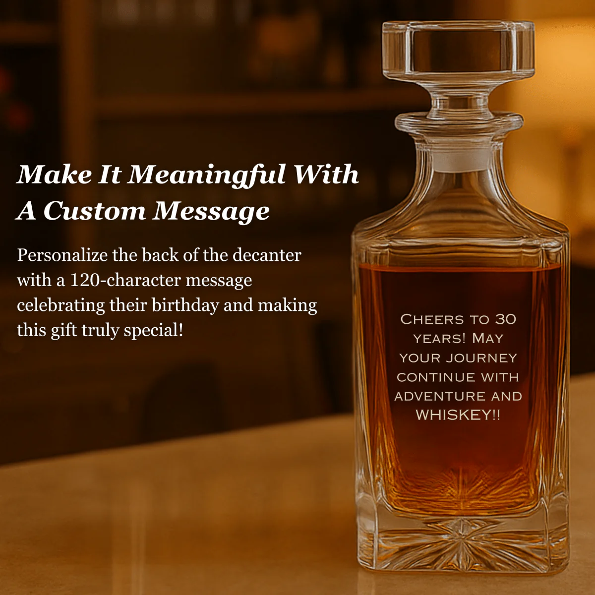 30th Birthday Decanter - Image 3