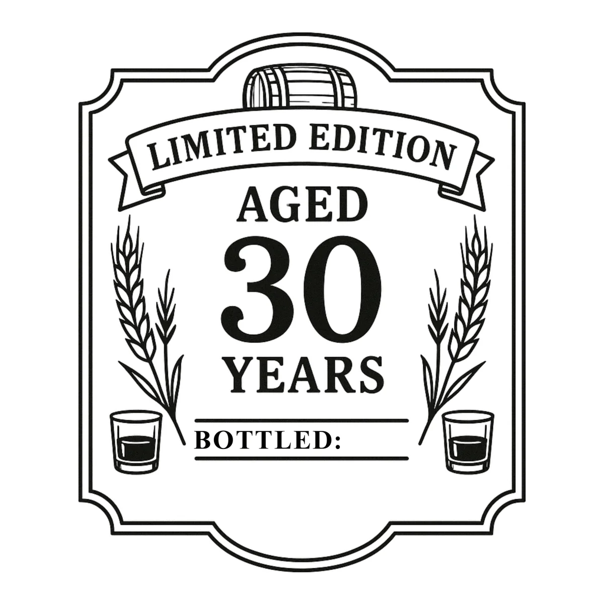 30th Birthday Decanter - Image 7