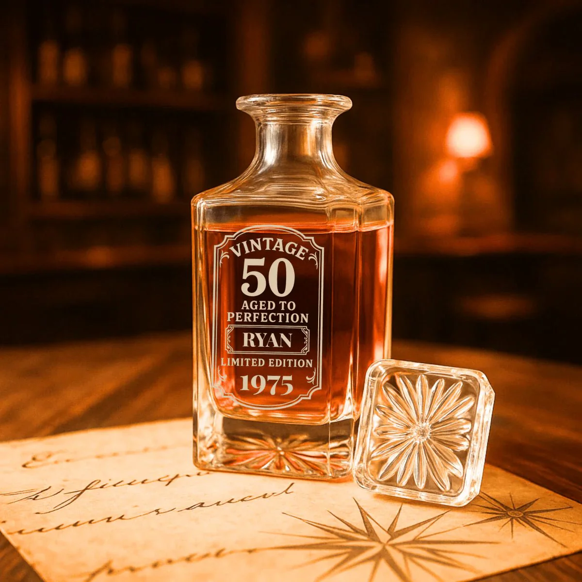 50th Birthday Decanter - Image 6