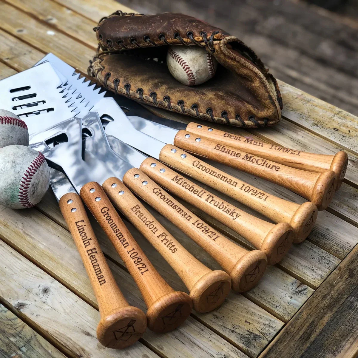 6 Tool Player Grill Tool Set - Image 3