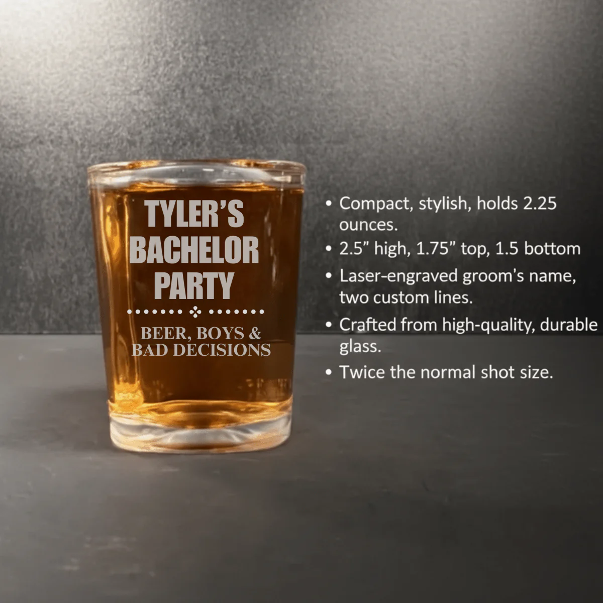Bachelor Party Shot Glass - Image 3