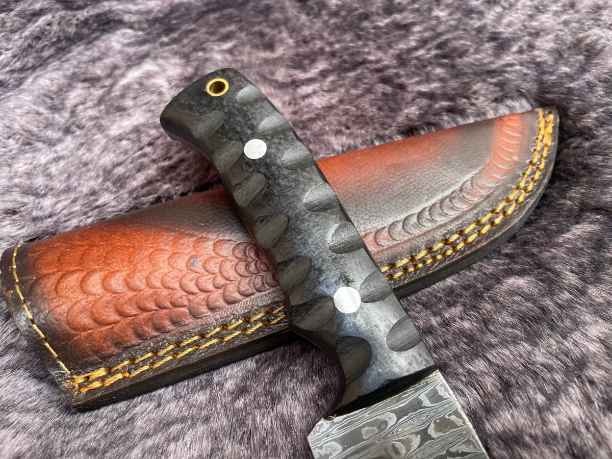 Black Micarta Damascus - Image 3
