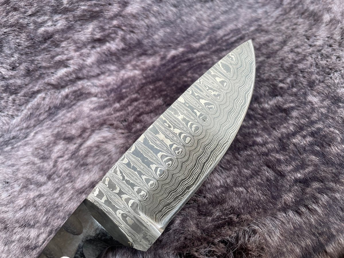 Black Micarta Damascus - Image 4