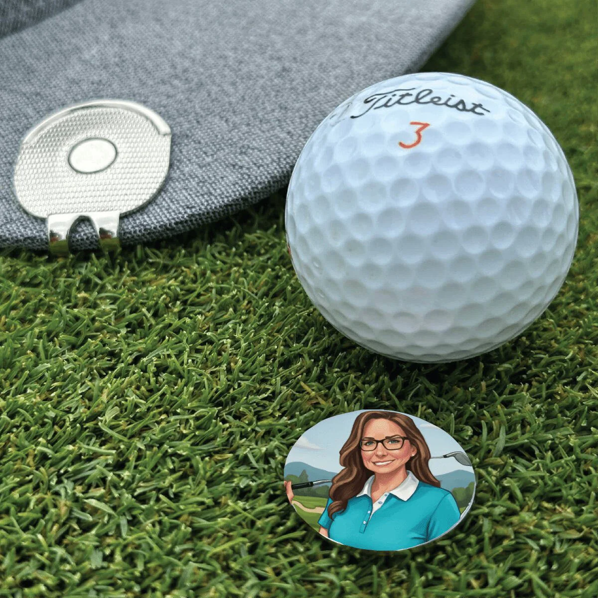 Personalized Cartoon Ball Marker - Image 6