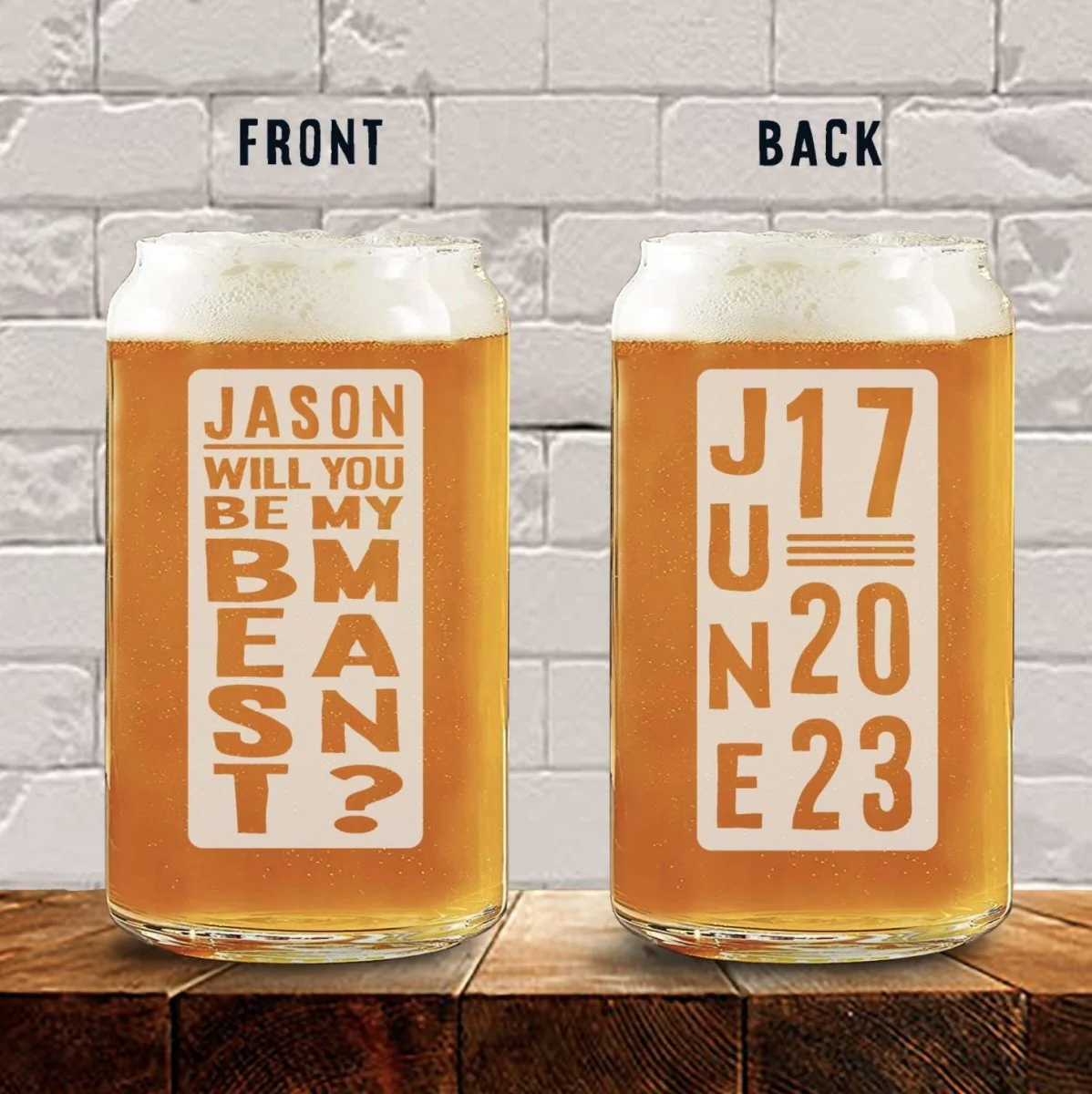 Cheers Proposal Glass - Image 3