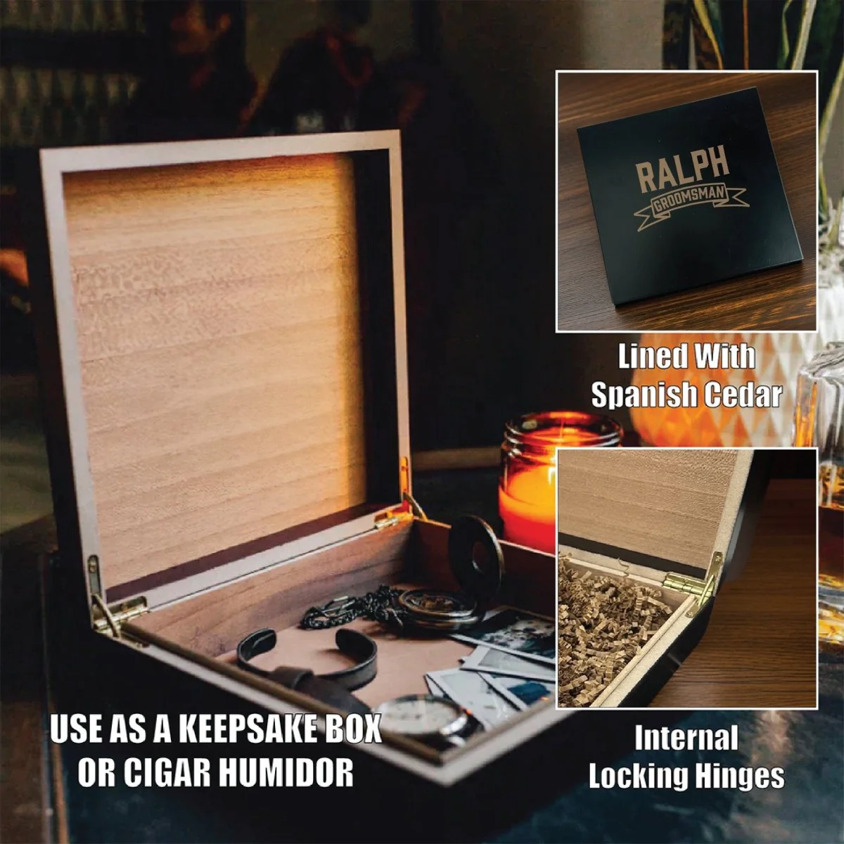 Classic Groomsman Cigar Gift Set - Image 4