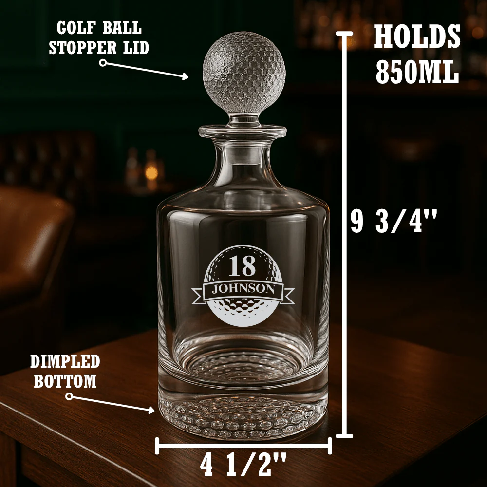 Clubhouse Whiskey Decanter - Image 2