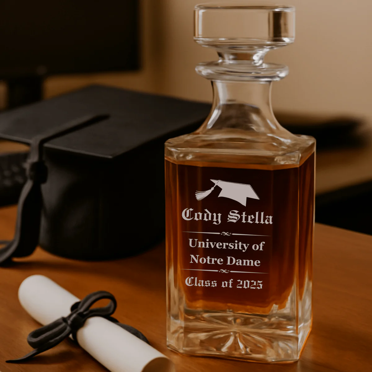 College Graduation Decanter - Image 5