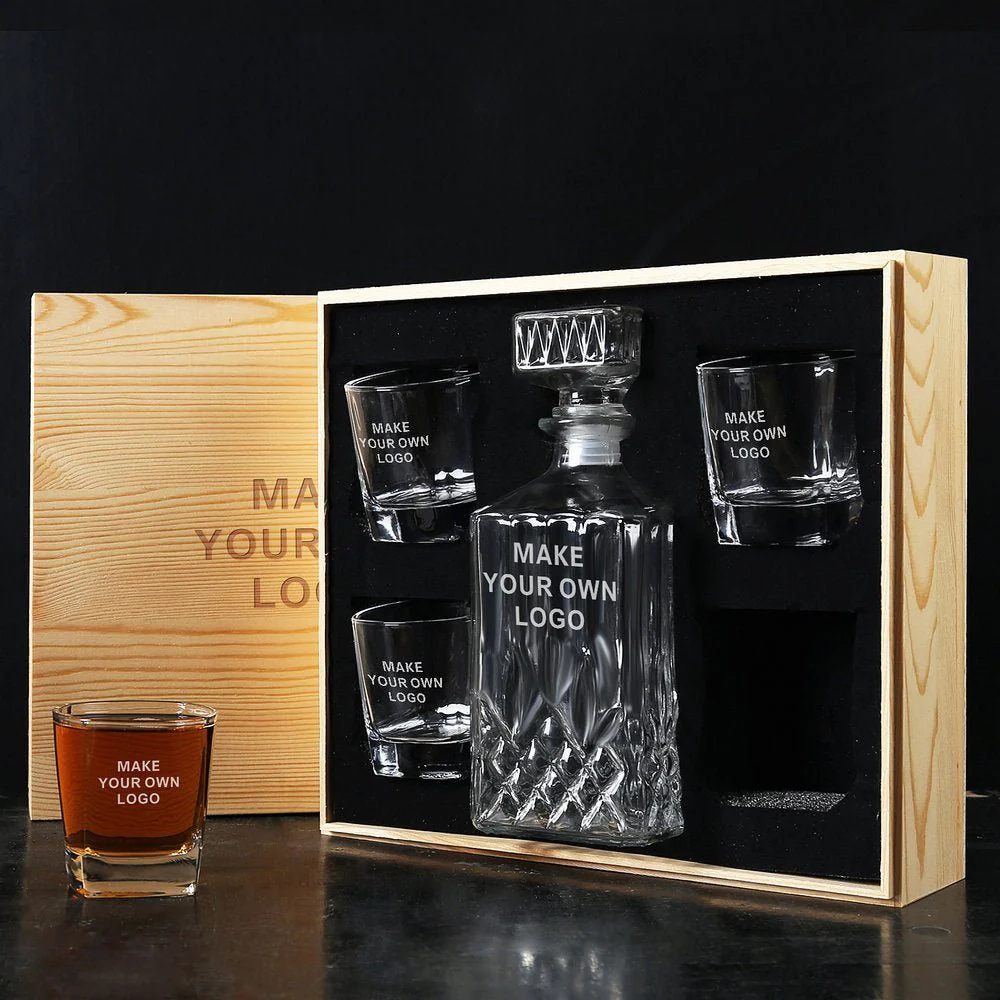 Complete Corporate Logo Decanter Set - Image 2