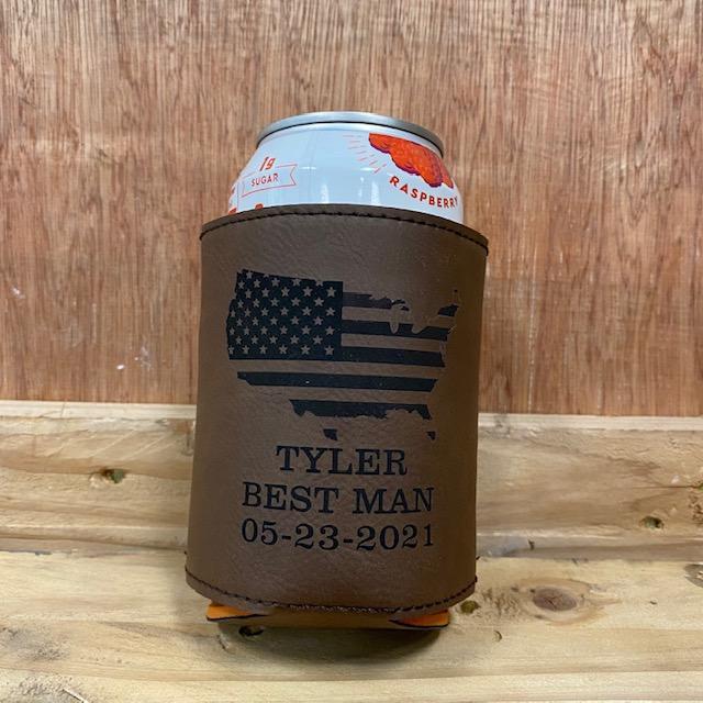 Custom Groomsmen Beer Can Cooler - Image 6
