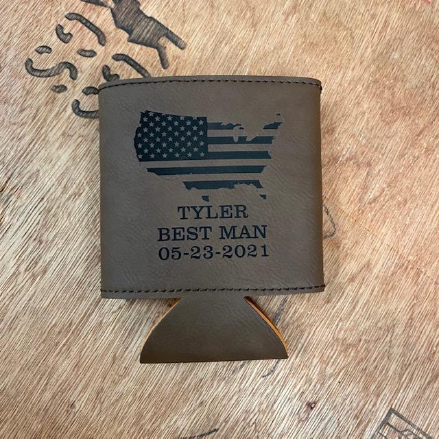 Custom Groomsmen Beer Can Cooler - Image 7