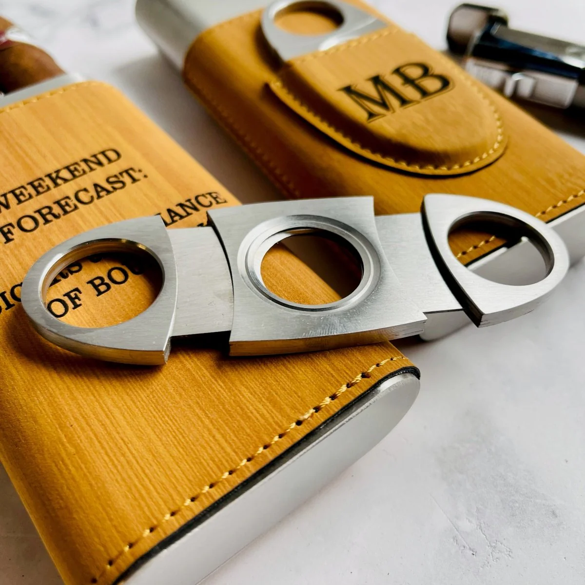 Custom Logo Cigar Case - Image 2