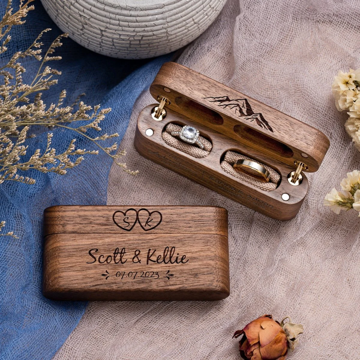 Couples Custom Ring Box - Image 5