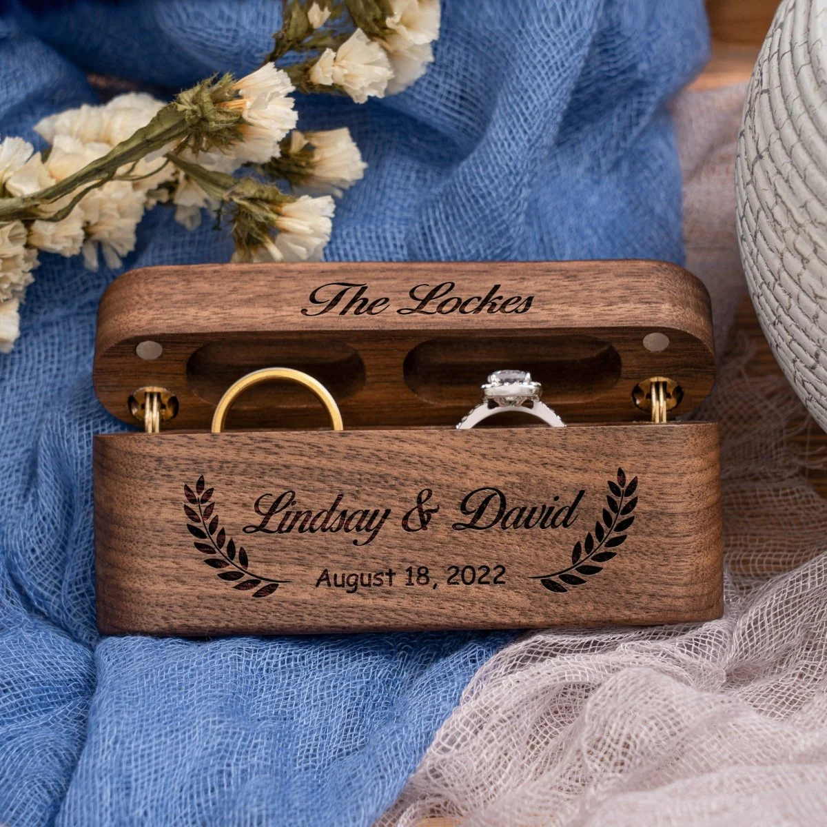 Couples Custom Ring Box - Image 8