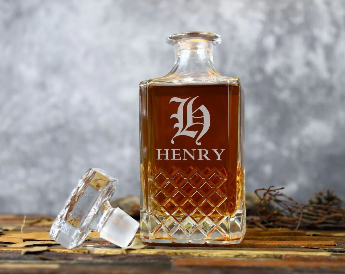 Crystal Whiskey Decanter Set - Image 2