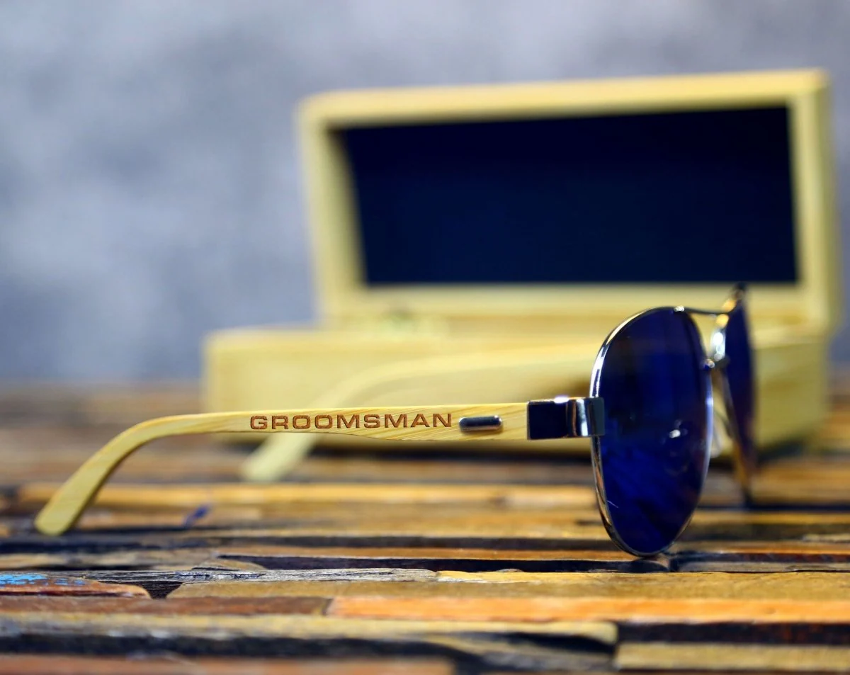 Custom Blue Ice Sunglasses - Image 4