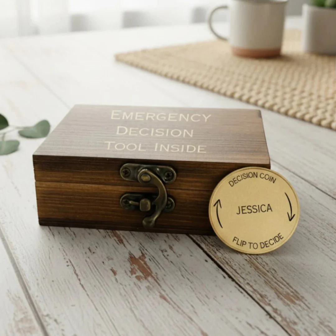 Custom Decision Coin for Couples - Image 14