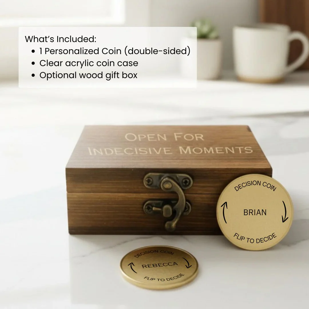 Custom Decision Coin for Couples - Image 2