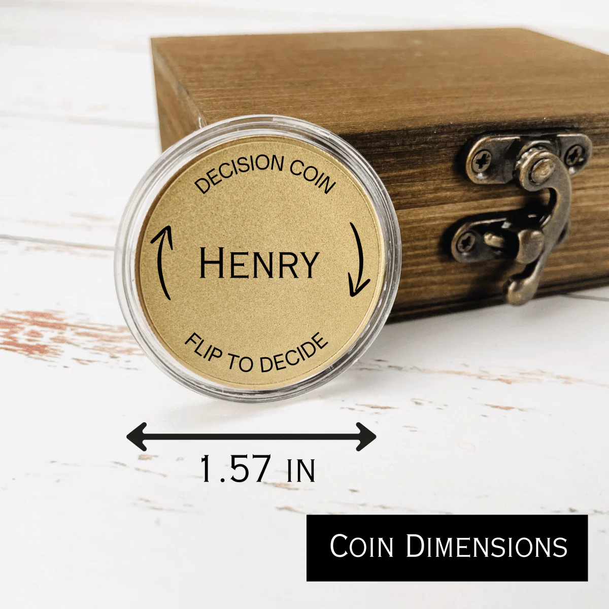 Custom Decision Coin for Couples - Image 6