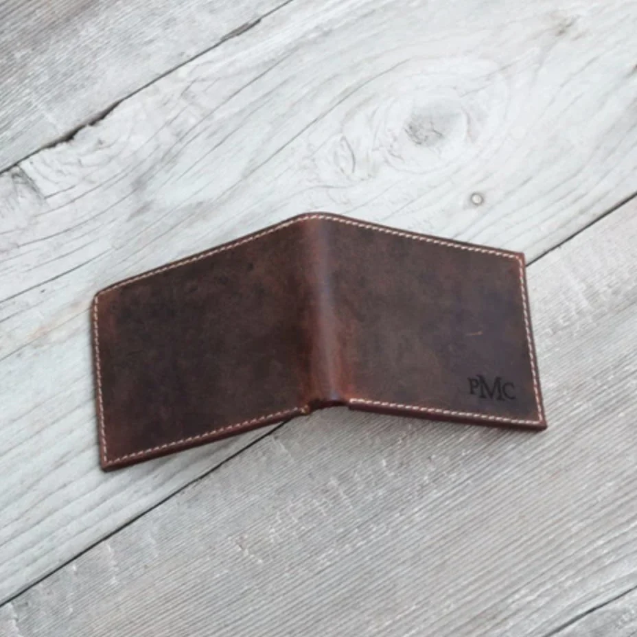 Etched Leather Wallet - Image 4