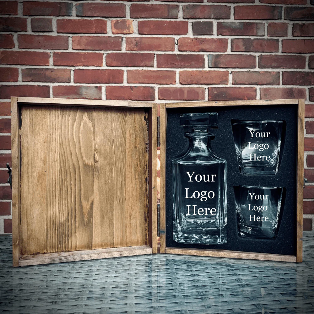 Custom Logo Decanter Box Set - Image 3