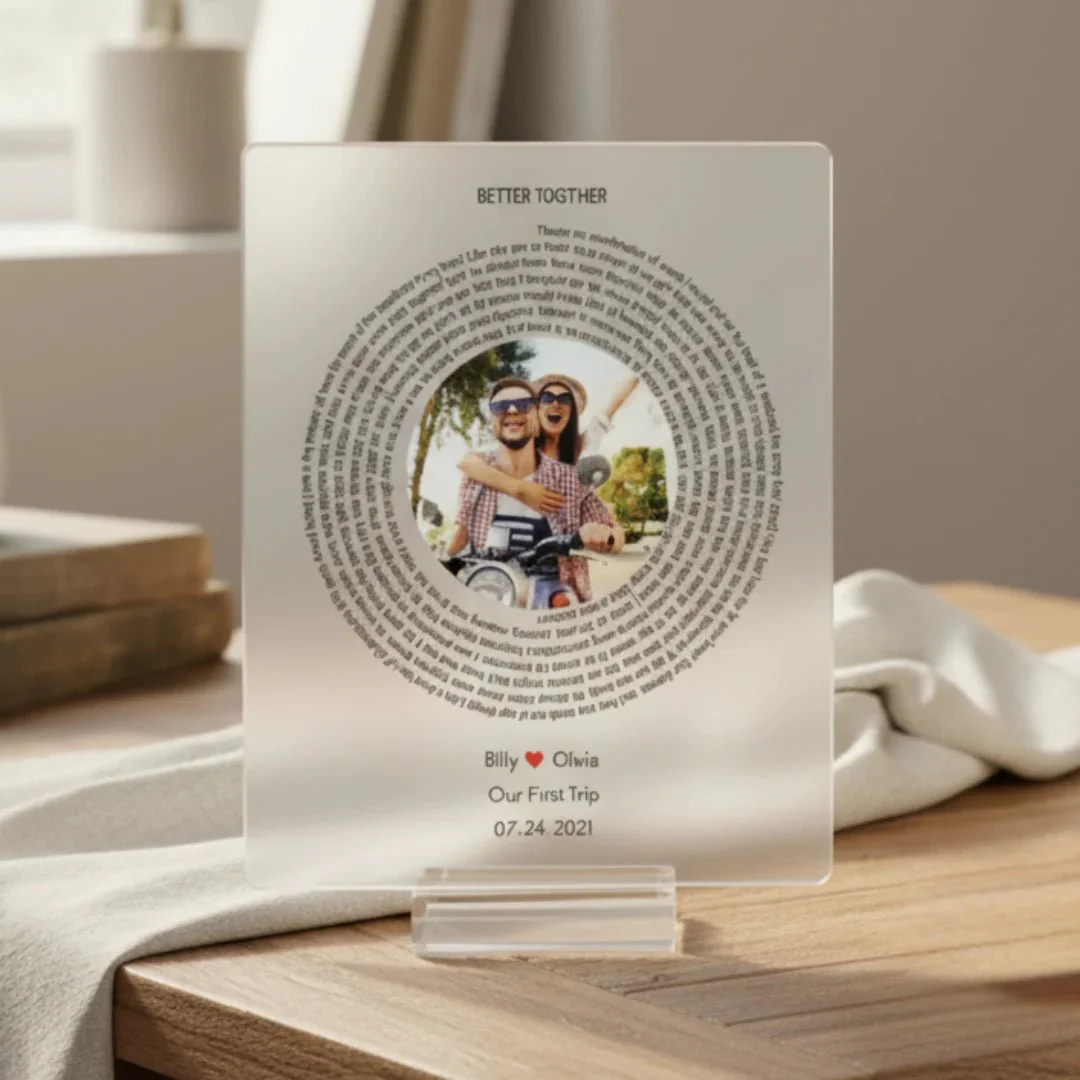 Personalized Love Song Plaque - Image 2