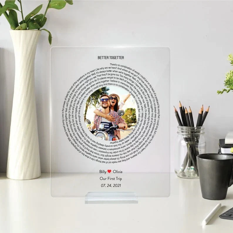 Personalized Love Song Plaque - Image 9