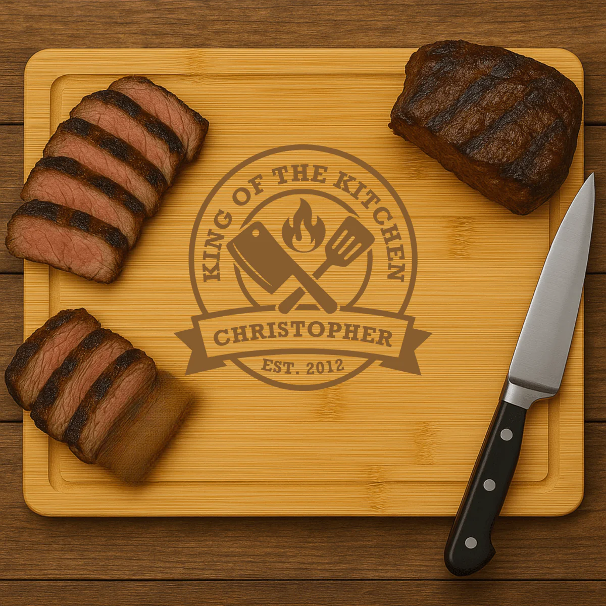 Dad’s Personalized Cutting Board - Image 4