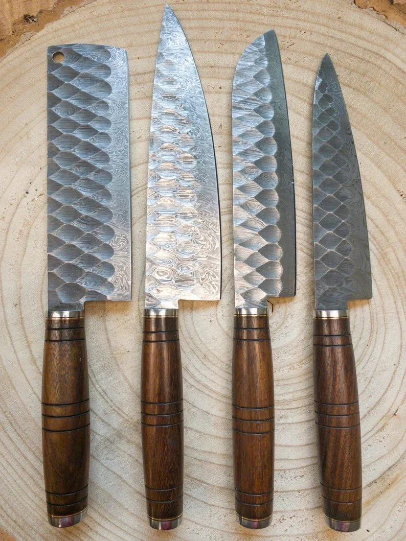 Damascus Chef Knife Set - Image 4