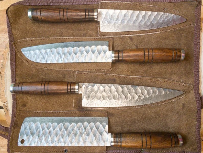 Damascus Chef Knife Set - Image 6