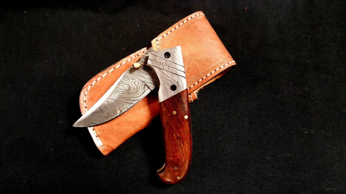 Damascus Folding Blade - Image 4