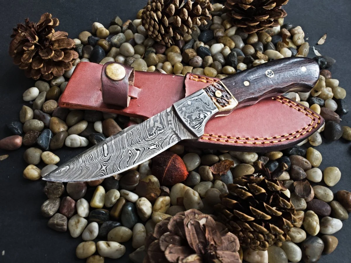 Damascus Steel Fixed Blade Knife - Image 5