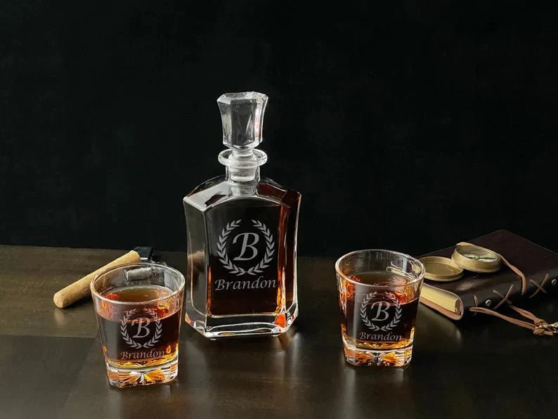 Dapper Dan Personalized Decanter Set - Image 3