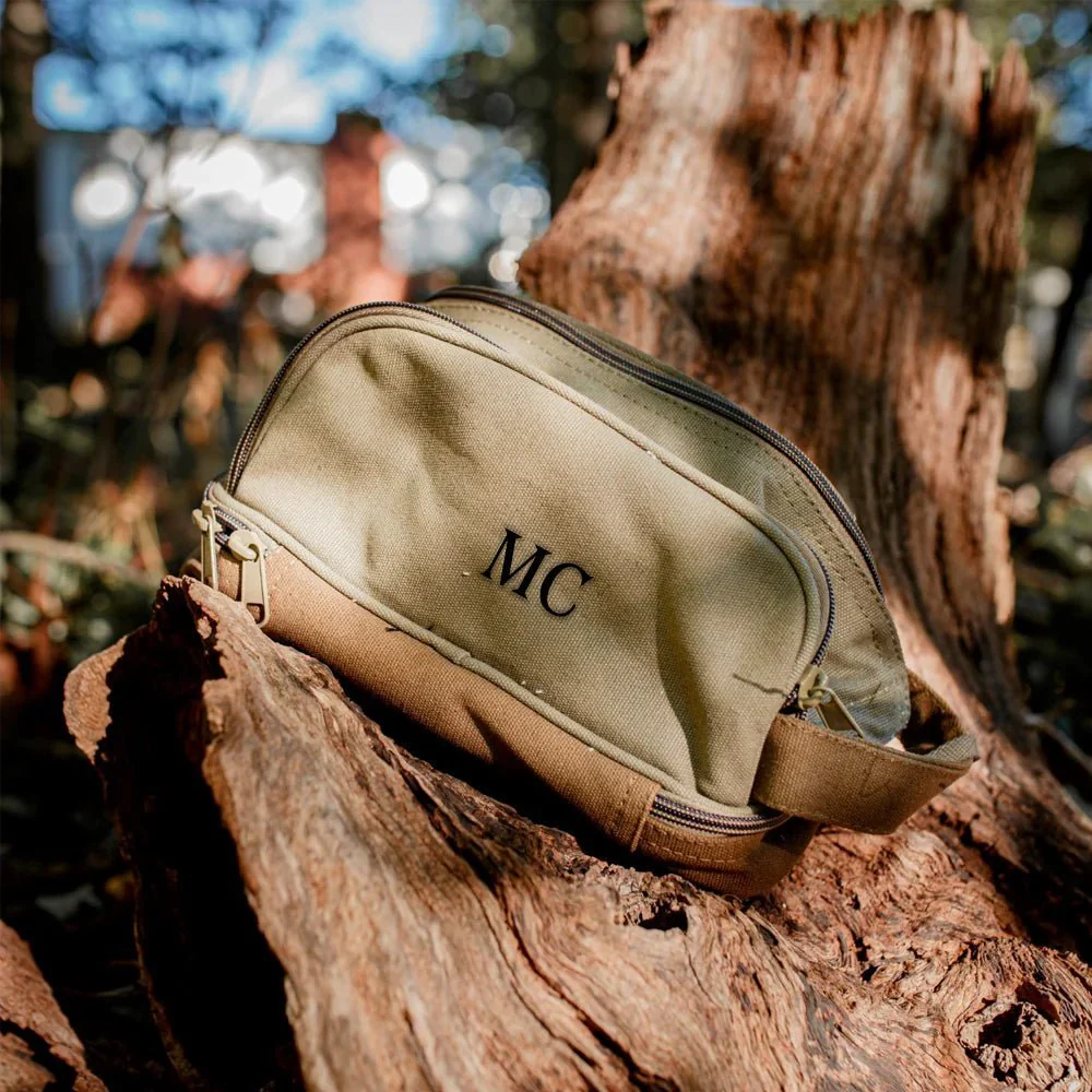 Durable Personalized Canvas Toiletry Bag - Image 2