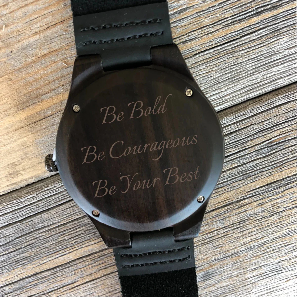Elegant Personalized Men's Wood Watch - Image 15