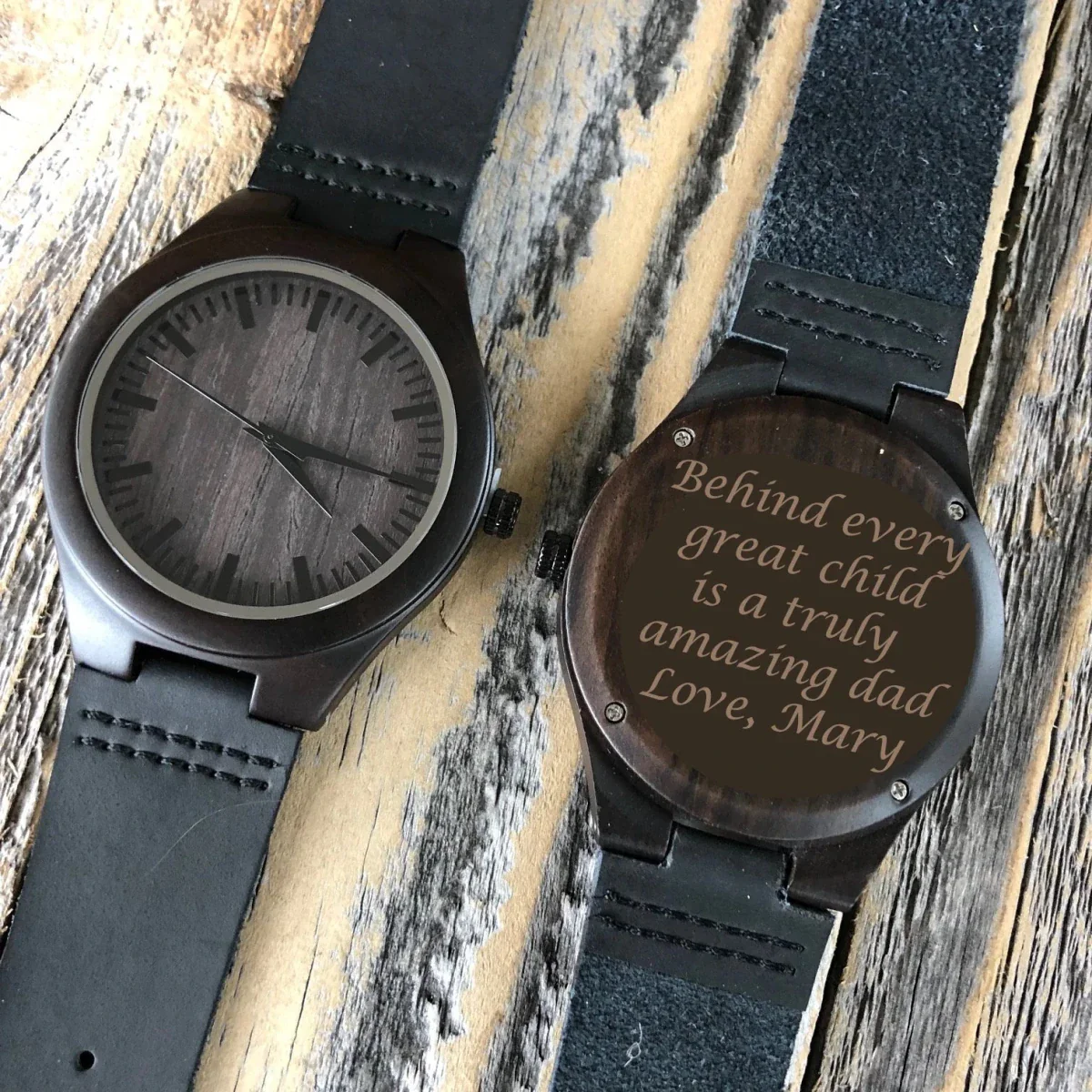 Elegant Personalized Men's Wood Watch - Image 19