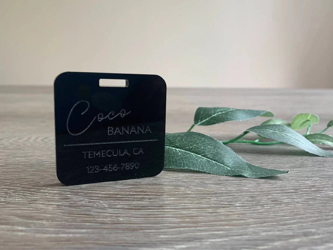 Elegant Personalized Travel Tag for Luggage - Image 3