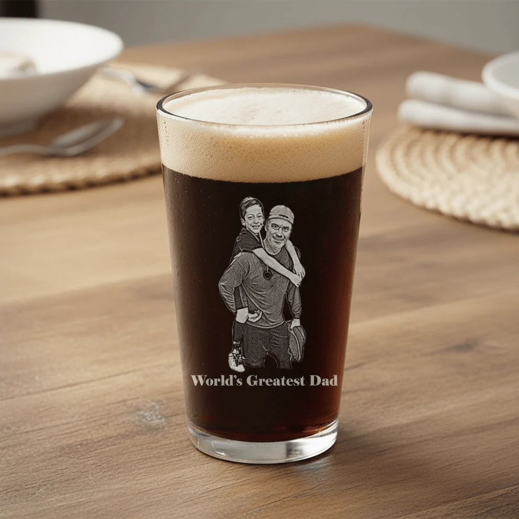Custom Photo on Pint Glass - Image 3