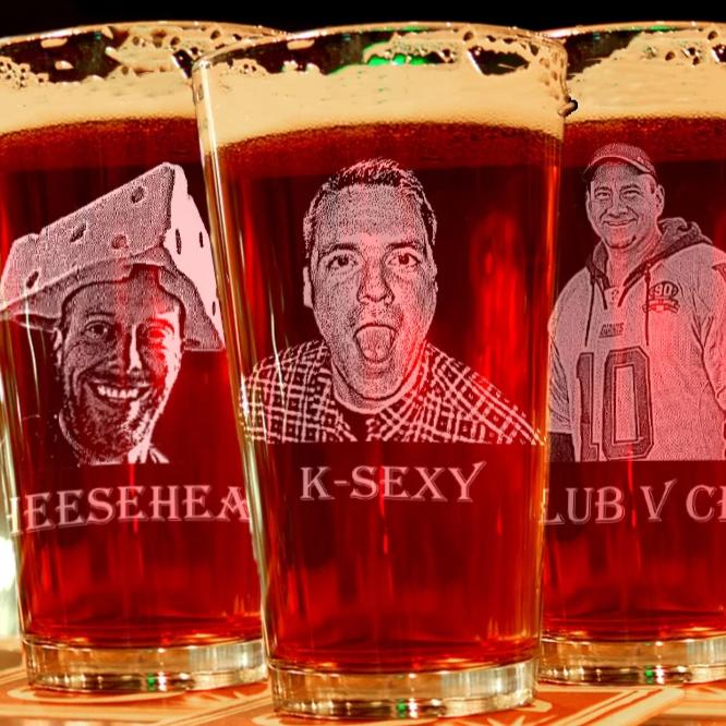 Custom Photo on Pint Glass - Image 7