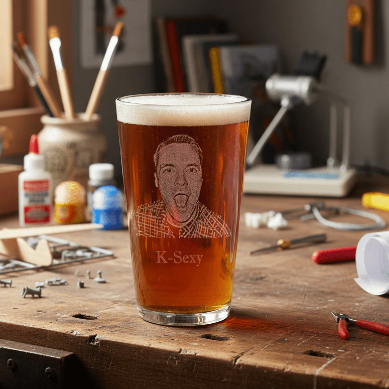 Custom Photo on Pint Glass - Image 8