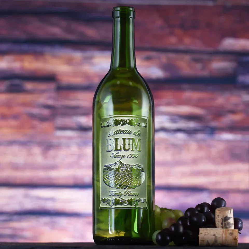 Engraved Wine Bottle - Image 3