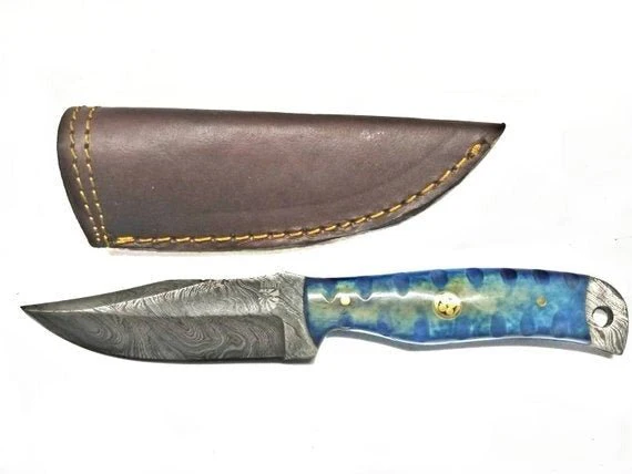 Everyday Carry Damascus Knife - Image 2