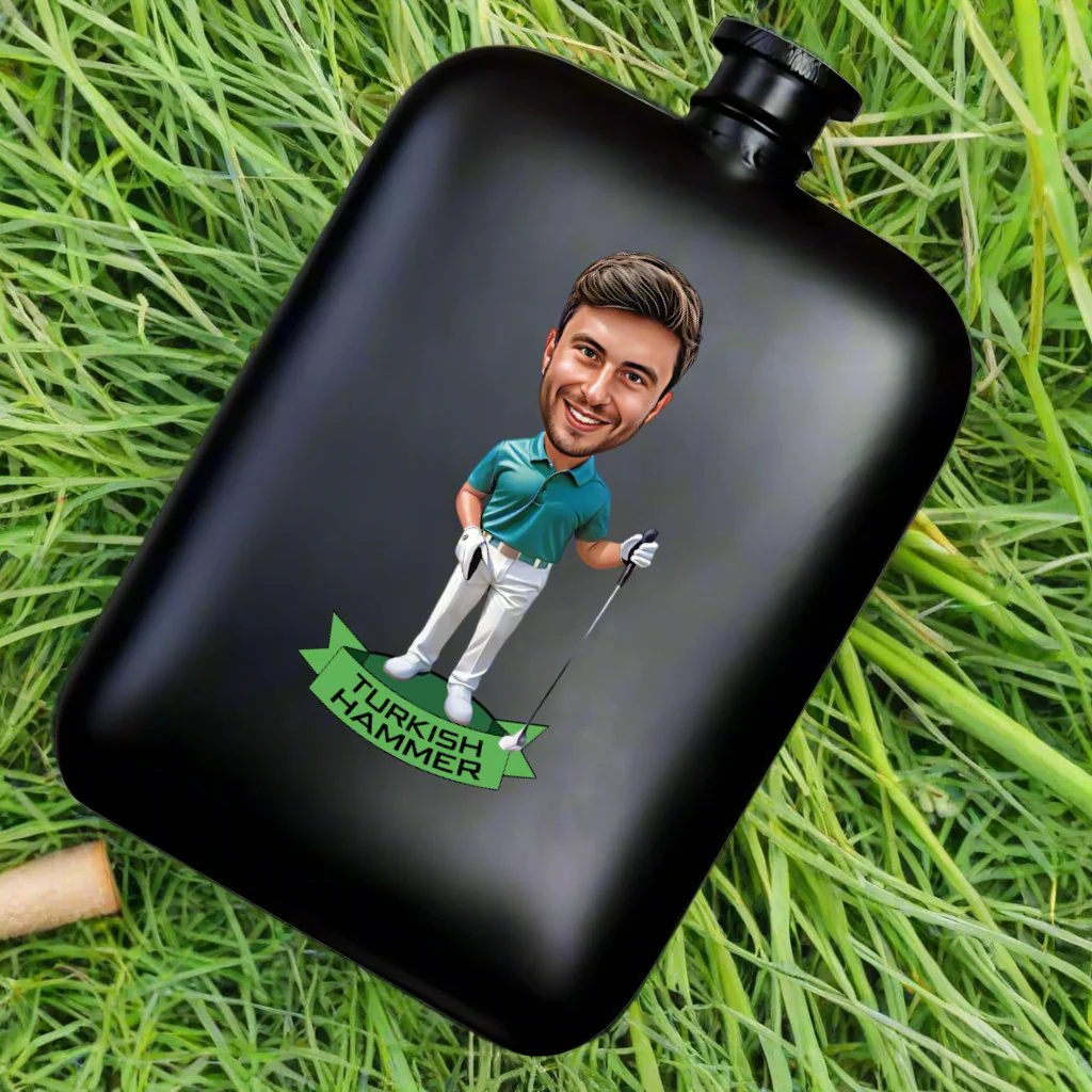 Fairway Face Flask - Image 2