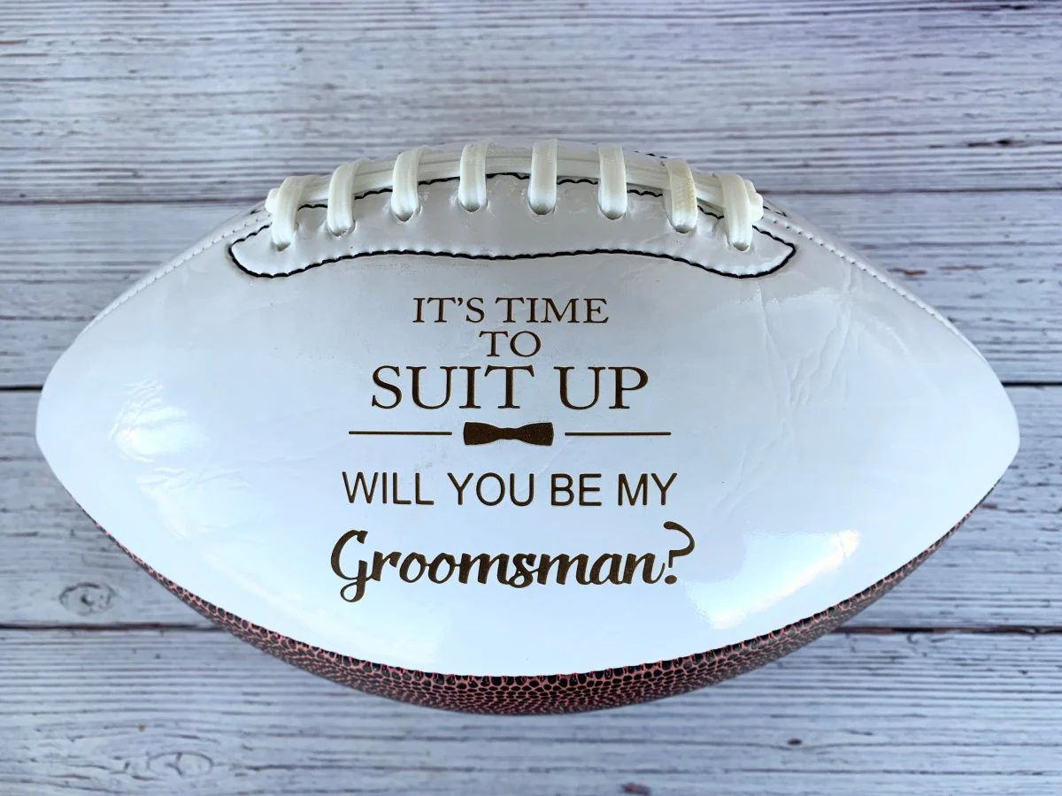 Custom Groomsmen Football Proposal Gift - Image 2