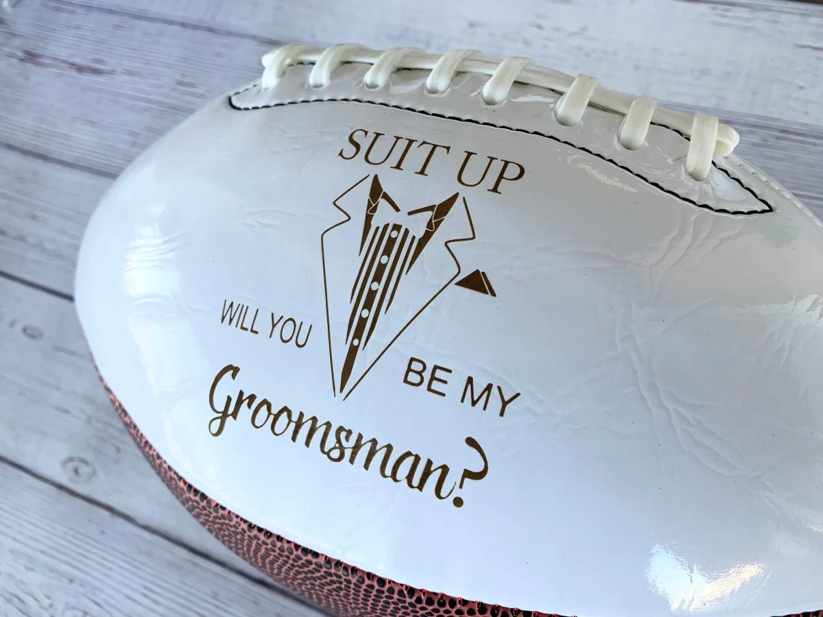 Custom Groomsmen Football Proposal Gift - Image 5
