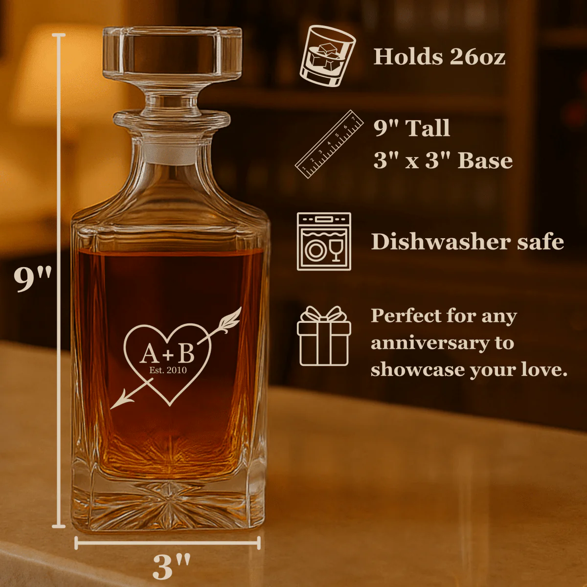 Forever Yours Decanter Set - Image 5
