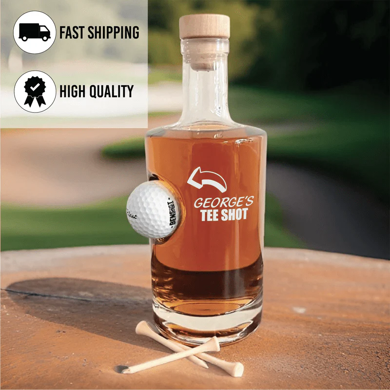 Funny Golf Decanter with Embedded Golf Ball - Image 4