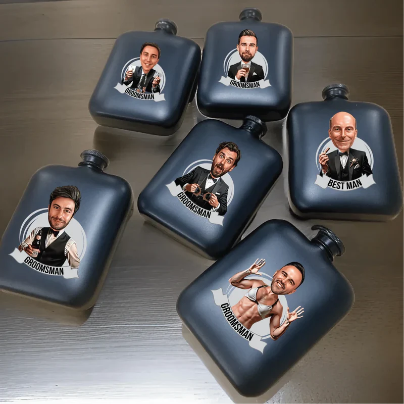 Groomsman Grins Flask - Image 10