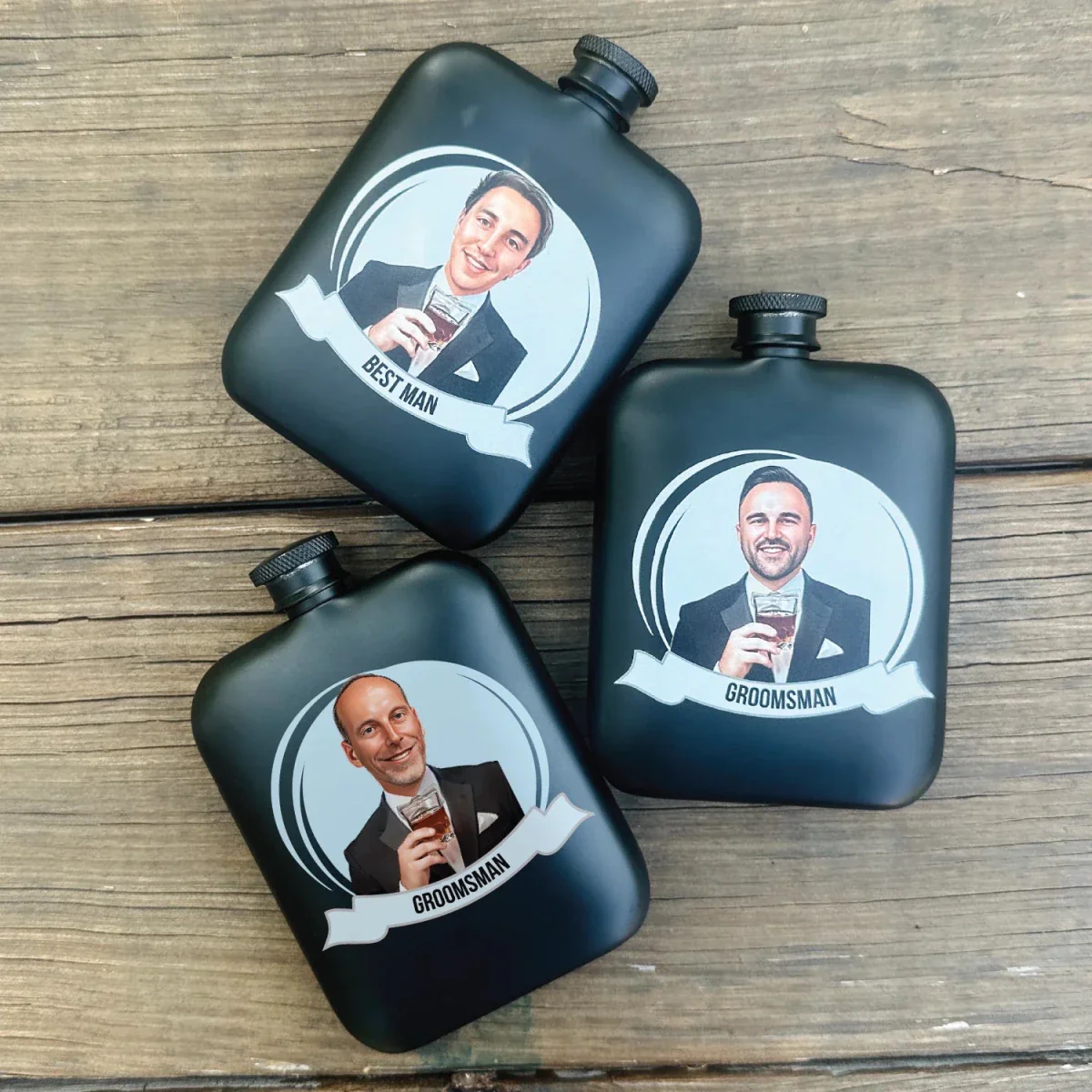 Groomsman Grins Flask - Image 4