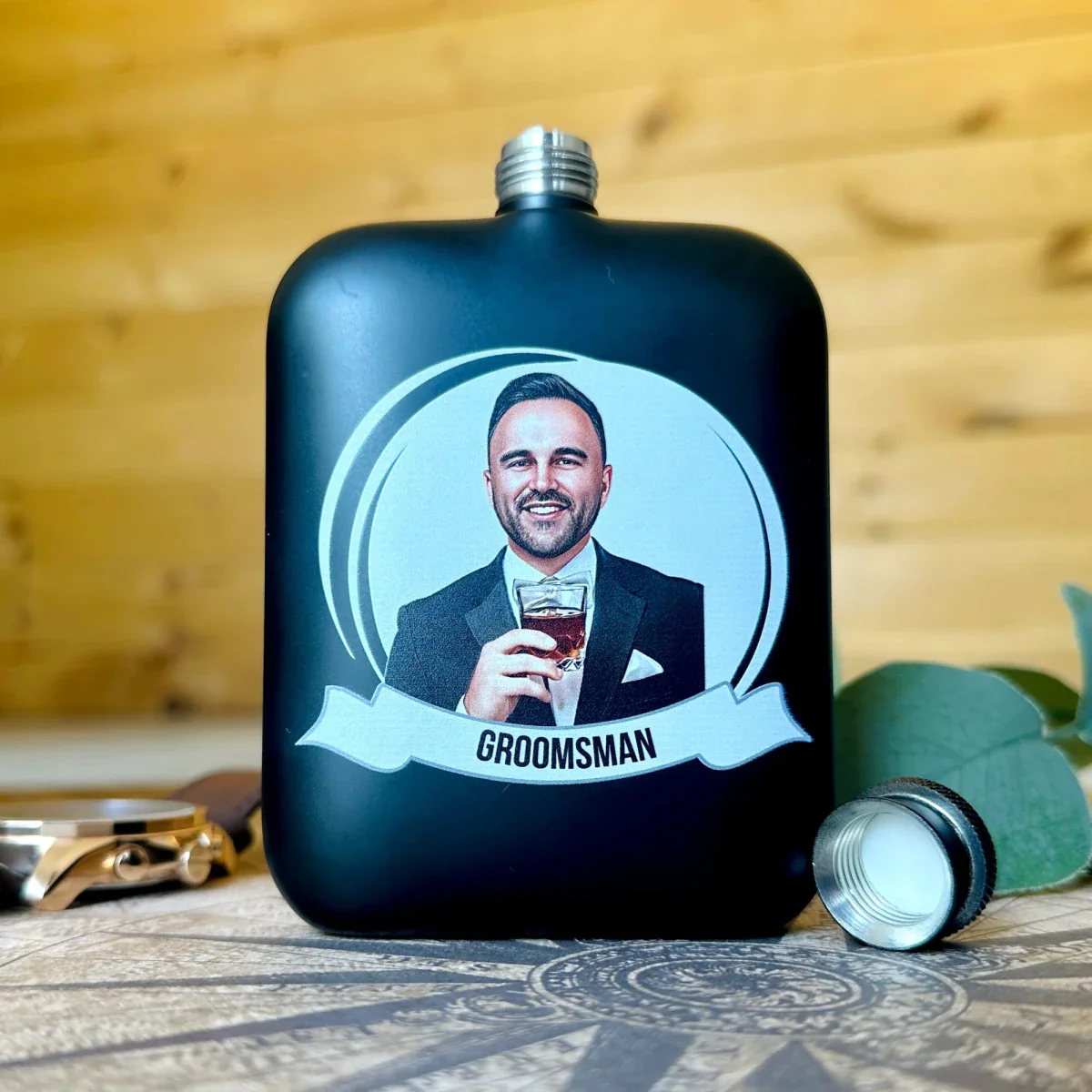 Groomsman Grins Flask - Image 6